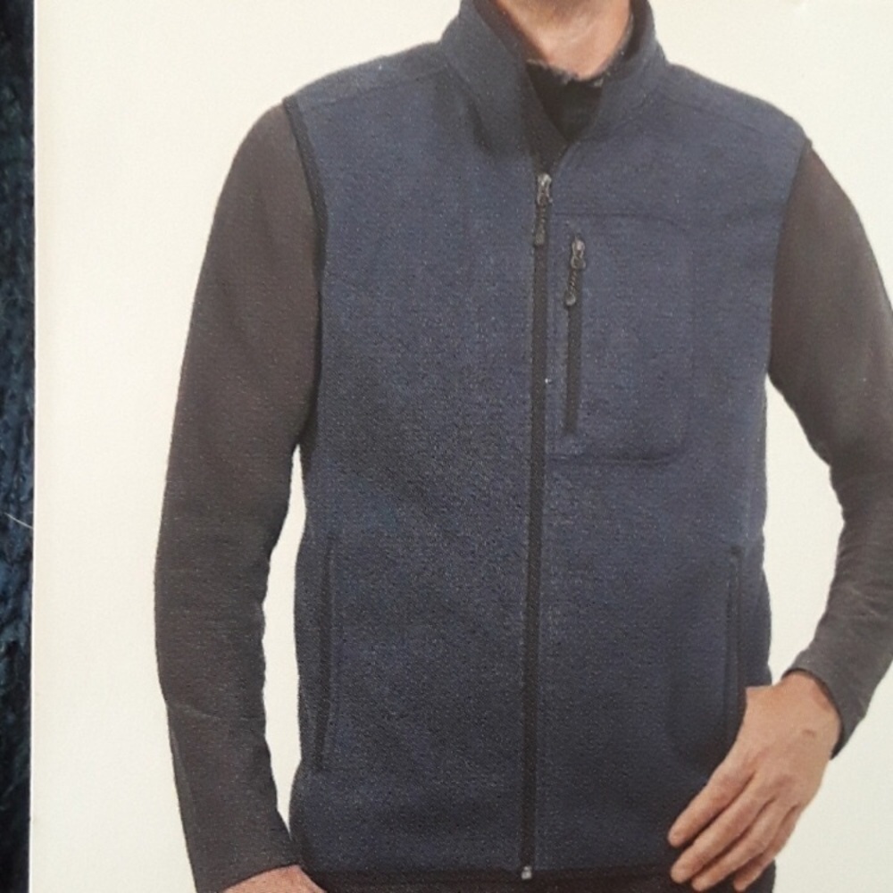 Free Country Men's Heather Indigo Blue 07.